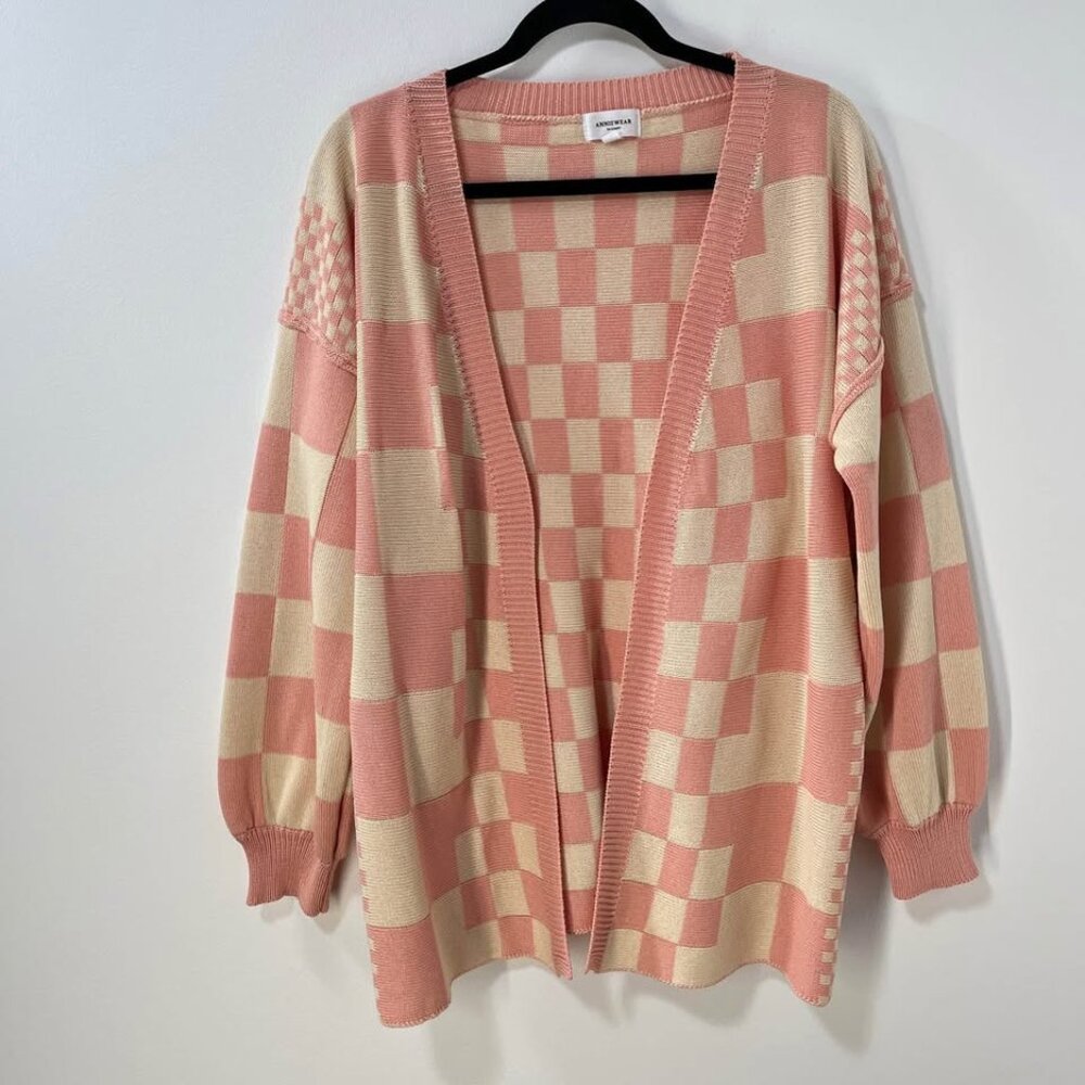 Relaxed Fit Spring Pink Checkered Statement Barbi… - image 2